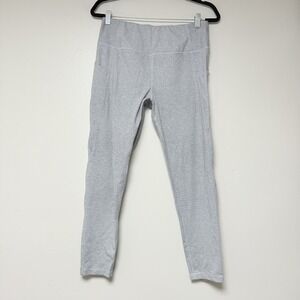 Danskin Leggings Women Size Large Floral Gray Activewear Yoga‎